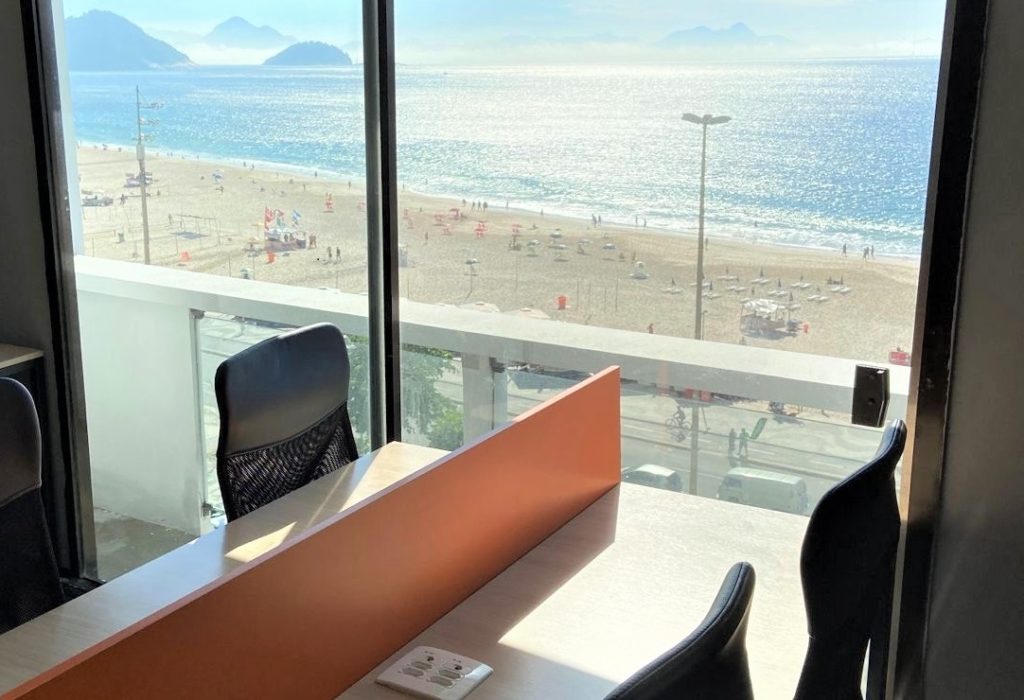 Rio Othon Palace abre espaço de Coworking com vista para o mar. Foto: divulgação