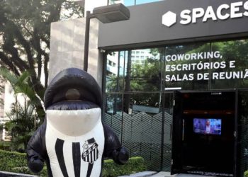O Santos Futebol Clube, em uma parceria com o Coworking Spaces, inaugurou um novo escritório em São Paulo para atender a seus sócios