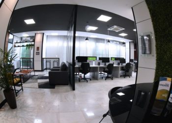 O espaço conta com a Sala 360° permite que servidores federais de todo o país possam usufruir da estrutura compartilhada . Foto: Divulgação