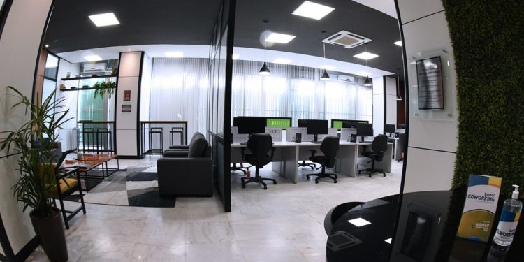 O espaço conta com a Sala 360° permite que servidores federais de todo o país possam usufruir da estrutura compartilhada . Foto: Divulgação